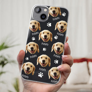 Coque de téléphone transparente personnalisée avec photo de mon adorable petit animal de compagnie - Cadeau pour les propriétaires et les amoureux des animaux