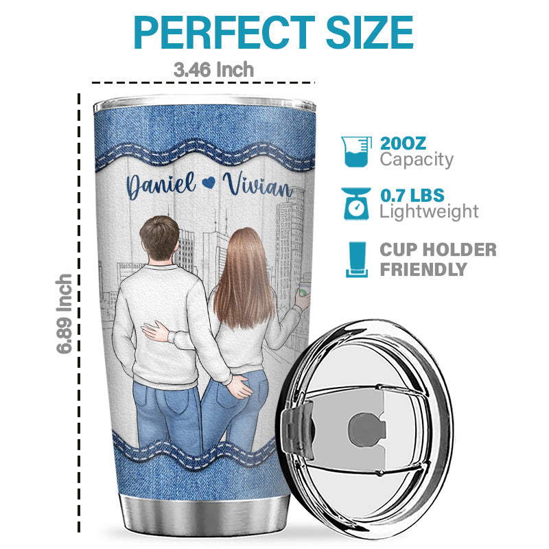 Tu es le seul - Verre personnalisé pour couple - Cadeau pour mari et femme, anniversaire