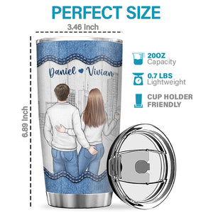 Tu es le seul - Verre personnalisé pour couple - Cadeau pour mari et femme, anniversaire